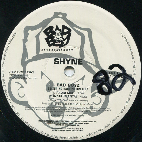Shyne : Bad Boyz (12")