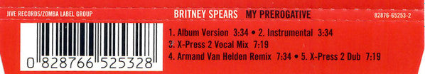 Britney Spears : My Prerogative (CD, Single)