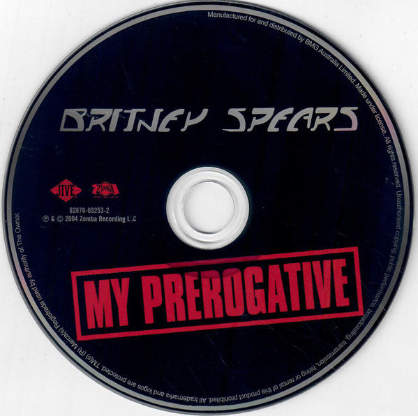 Britney Spears : My Prerogative (CD, Single)
