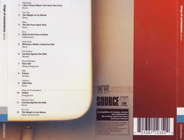 Kings Of Convenience : Versus (CD, Comp)