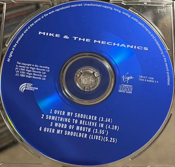 Mike & The Mechanics : Over My Shoulder (CD, Maxi)