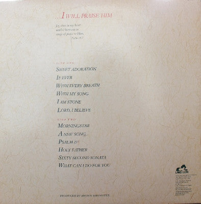 Debby Boone : With My Song... (LP, Album, Gat)