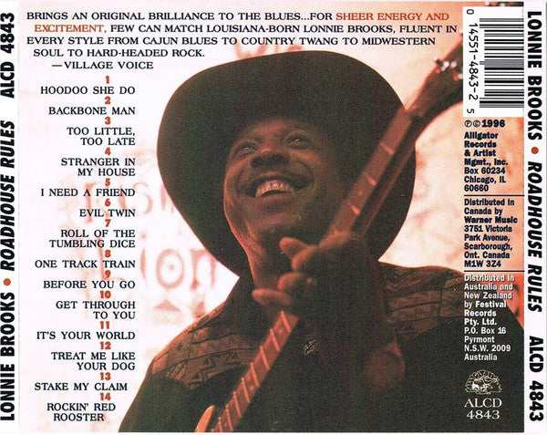 Lonnie Brooks : Roadhouse Rules (CD, Album)