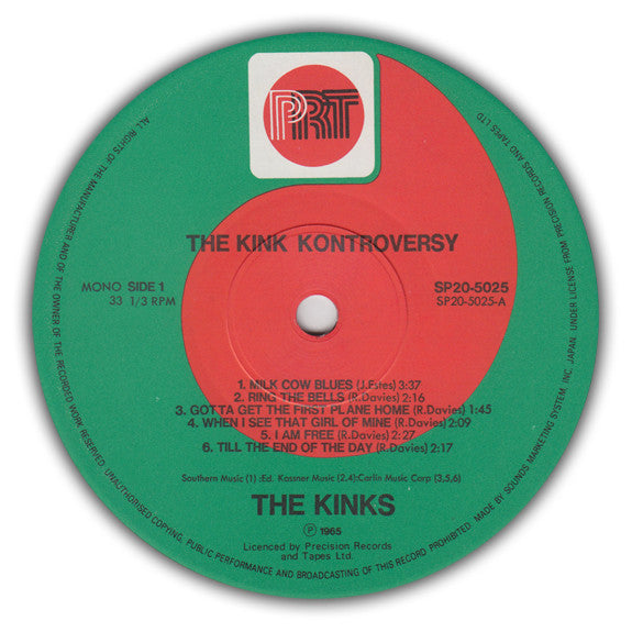The Kinks : The Kink Kontroversy (LP, Album, Mono, RE)