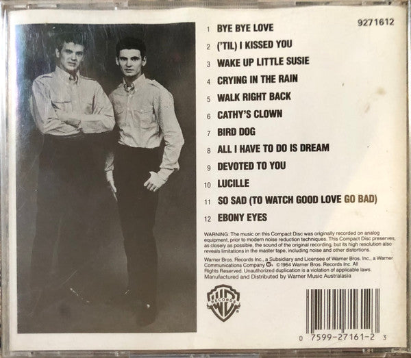 Everly Brothers : The Very Best Of The Everly Brothers (CD, Album, Comp, RE)