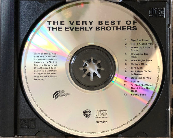 Everly Brothers : The Very Best Of The Everly Brothers (CD, Album, Comp, RE)
