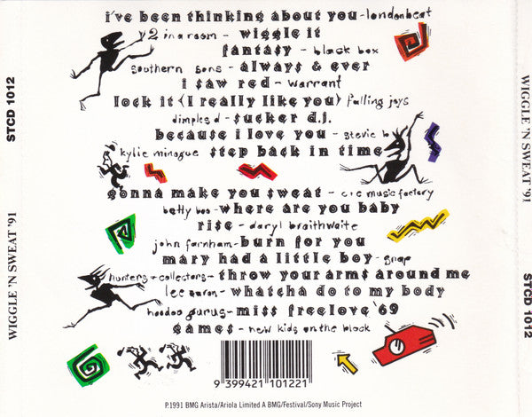 Various : Wiggle 'n' Sweat '91 (CD, Comp)