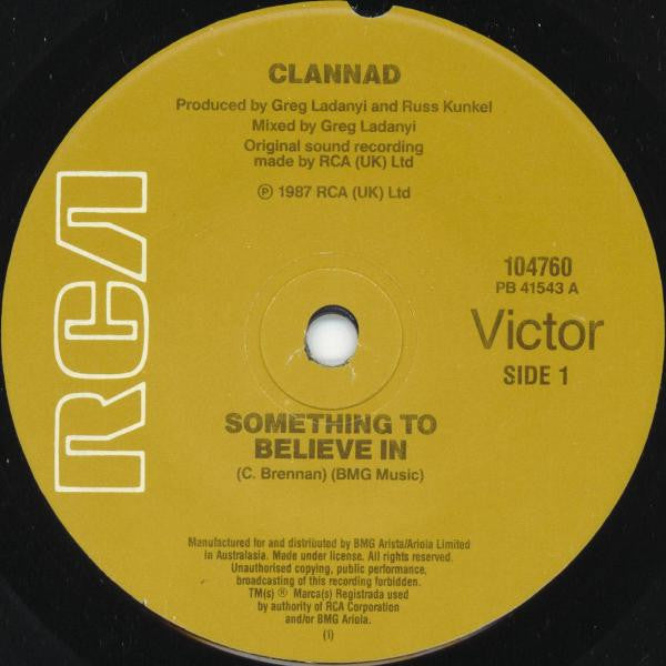 Clannad : Something To Believe In (7")