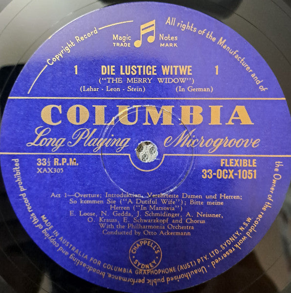 Franz Lehár, Philharmonia Chorus, Philharmonia Orchestra Conducted By Otto Ackermann : The Merry Widow (2xLP, Mono + Box)
