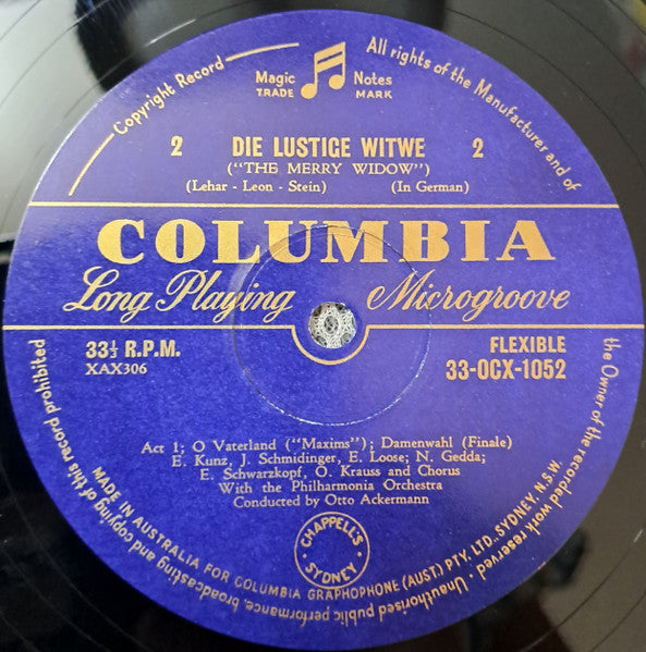 Franz Lehár, Philharmonia Chorus, Philharmonia Orchestra Conducted By Otto Ackermann : The Merry Widow (2xLP, Mono + Box)