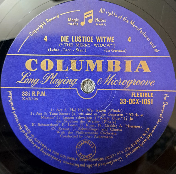 Franz Lehár, Philharmonia Chorus, Philharmonia Orchestra Conducted By Otto Ackermann : The Merry Widow (2xLP, Mono + Box)