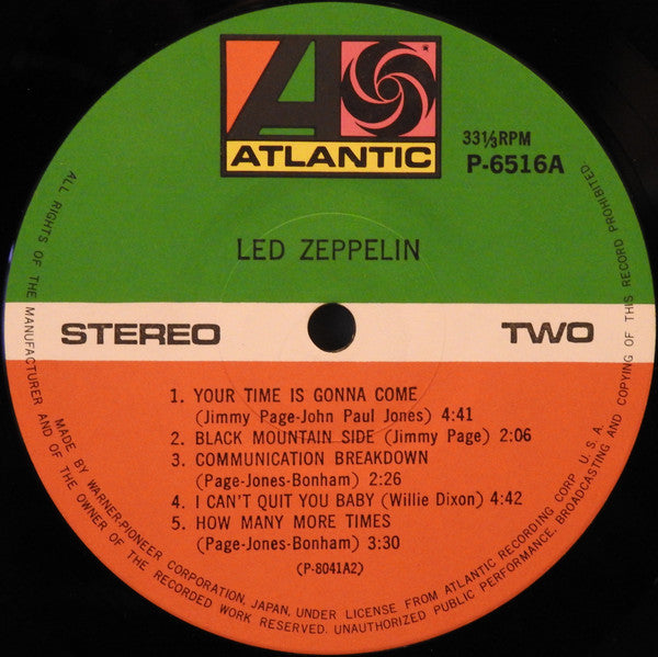 Led Zeppelin : レッド・ツェッペリン I = Led Zeppelin  (LP, Album, Ltd, RE)