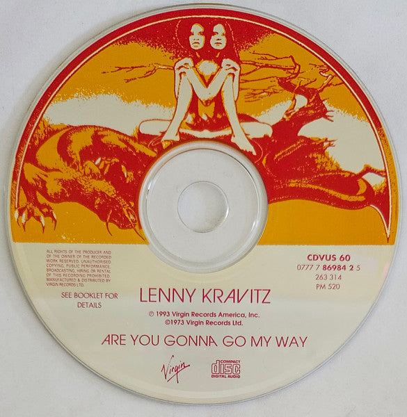 Lenny Kravitz : Are You Gonna Go My Way (CD, Album)