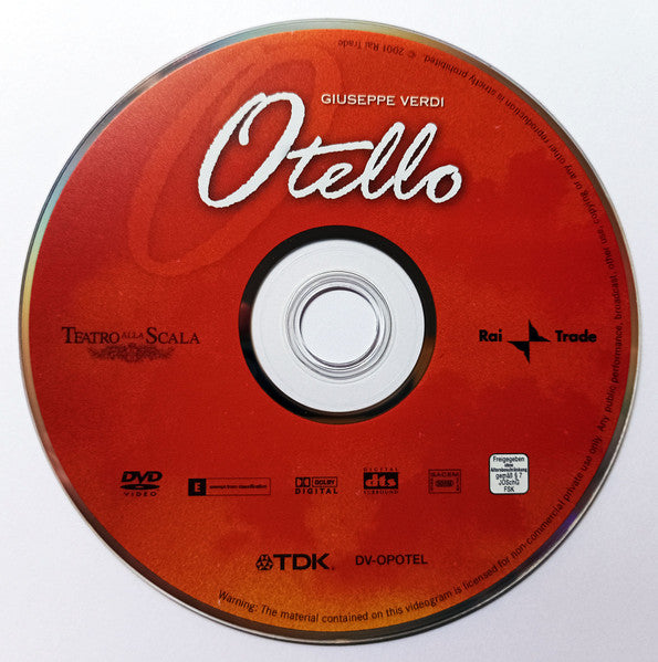 Giuseppe Verdi - Orchestra Del Teatro Alla Scala and Coro Del Teatro Alla Scala, Riccardo Muti, Placido Domingo, Barbara Frittoli, Leo Nucci : Otello (DVD-V)