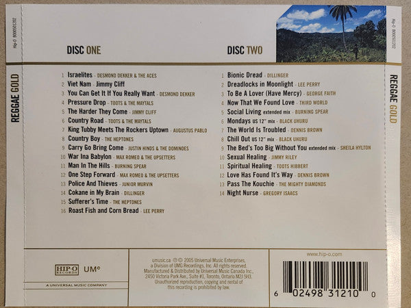 Various : Reggae Gold (2xCD, Comp)