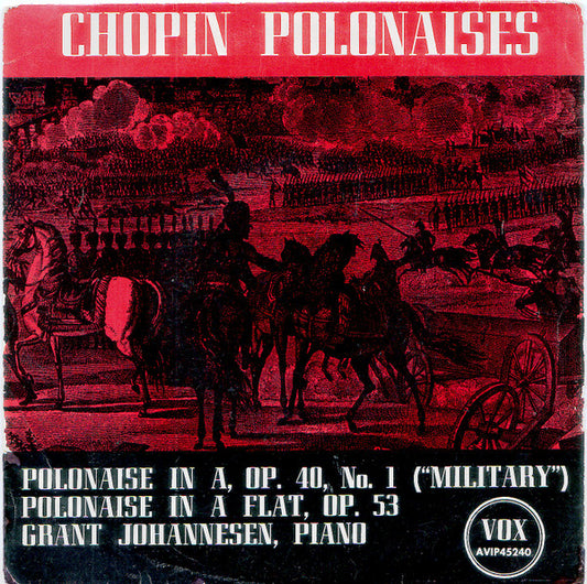 Grant Johannesen : Chopin Polonaises (7", EP)