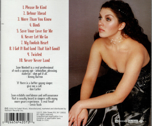 Jane Monheit : Never Never Land (CD, Album, RE, ODS)