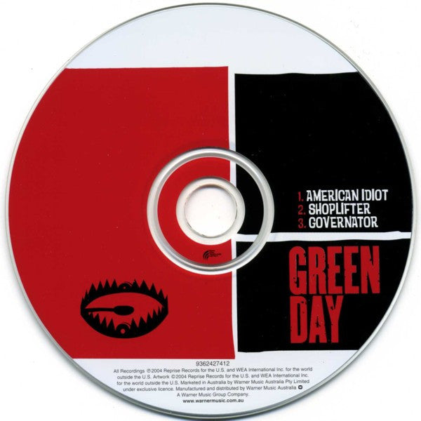 Green Day : American Idiot (CD, Single)