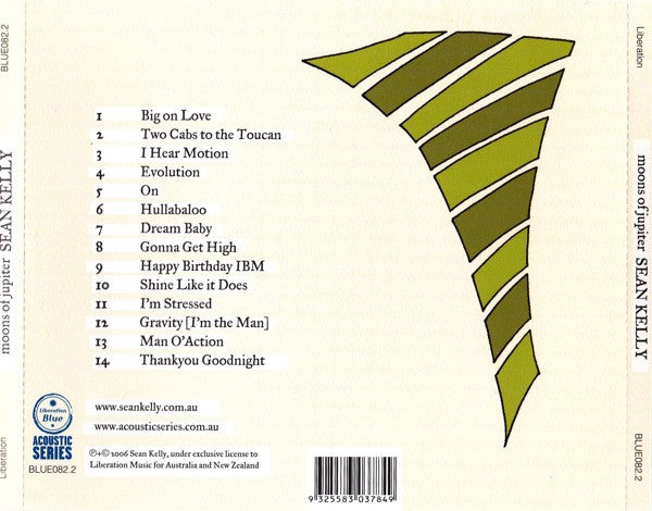 Sean Kelly : Moons Of Jupiter (CD, Album)