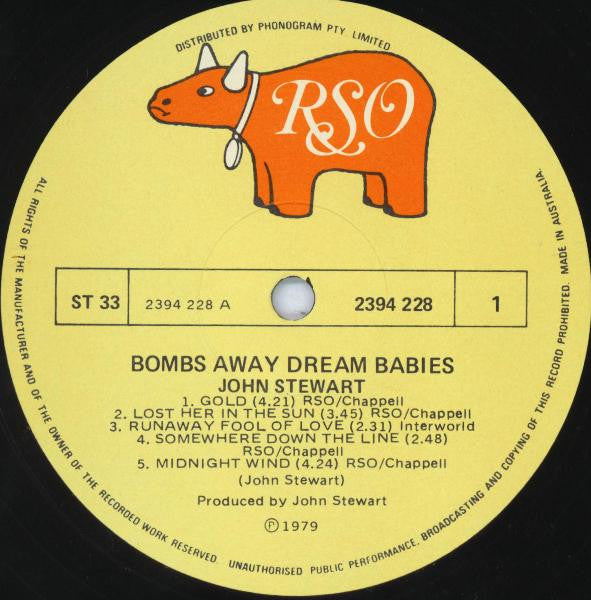 John Stewart (2) : Bombs Away Dream Babies (LP, Album)