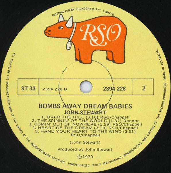John Stewart (2) : Bombs Away Dream Babies (LP, Album)