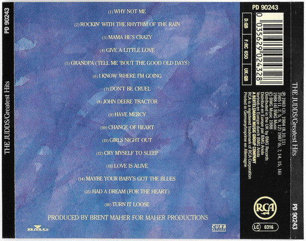 The Judds : Greatest Hits (CD, Comp)