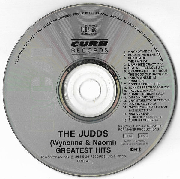 The Judds : Greatest Hits (CD, Comp)