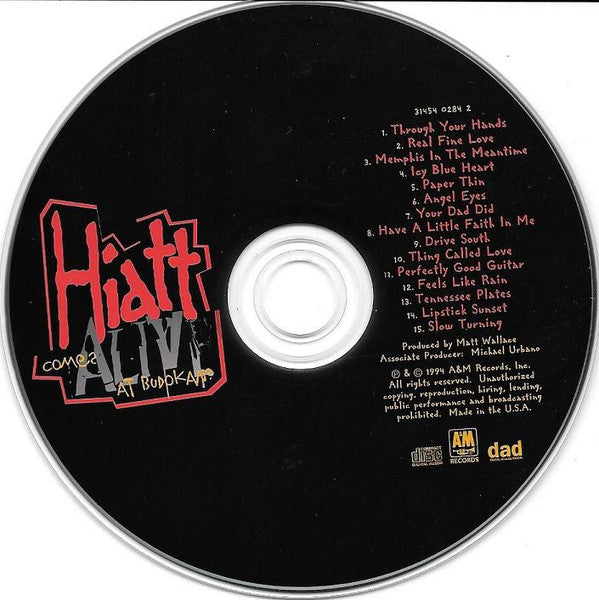 John Hiatt & The Guilty Dogs : Hiatt Comes Alive At Budokan? (CD, Album)