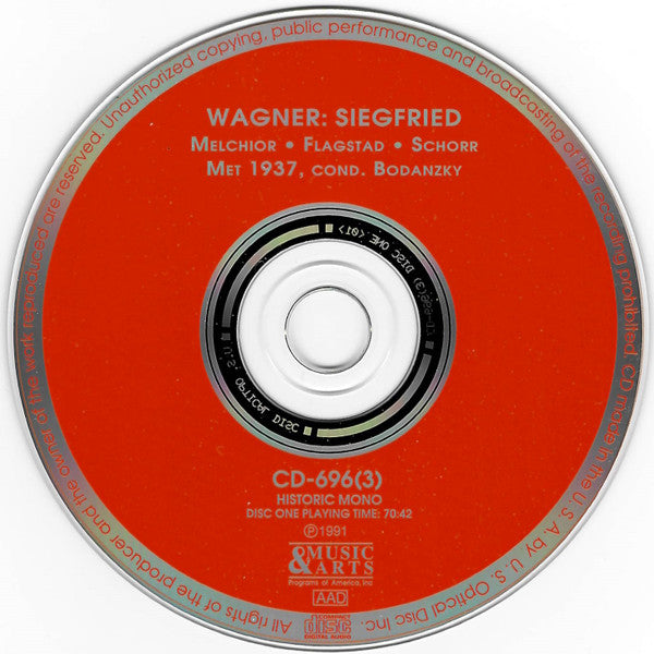 Wagner* : Siegfried (3xCD, Mono)