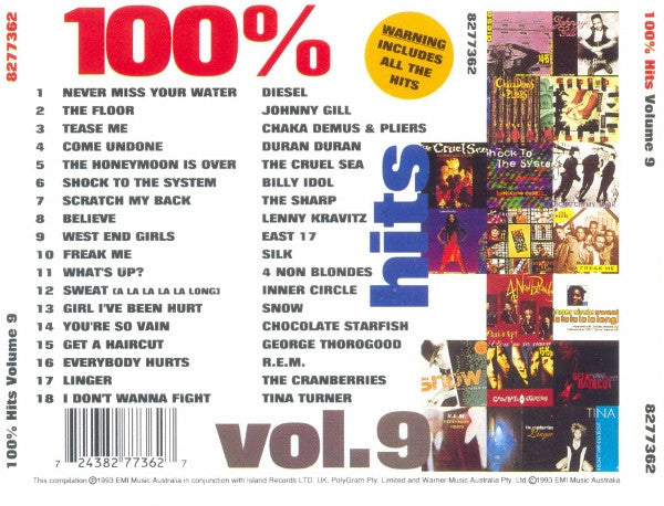Various : 100% Hits Vol. 9 (CD, Comp)