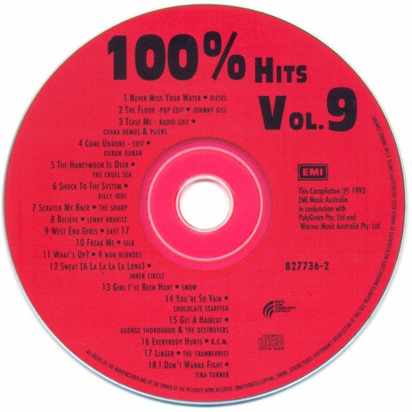 Various : 100% Hits Vol. 9 (CD, Comp)