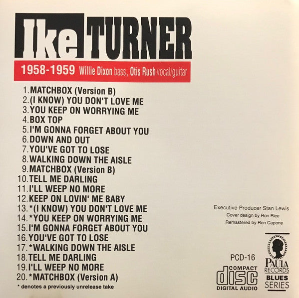 Ike Turner : Ike Turner 1958-1959 (CD, Album)