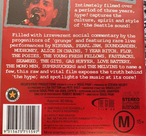 Doug Pray : Hype! (VHS, PAL)