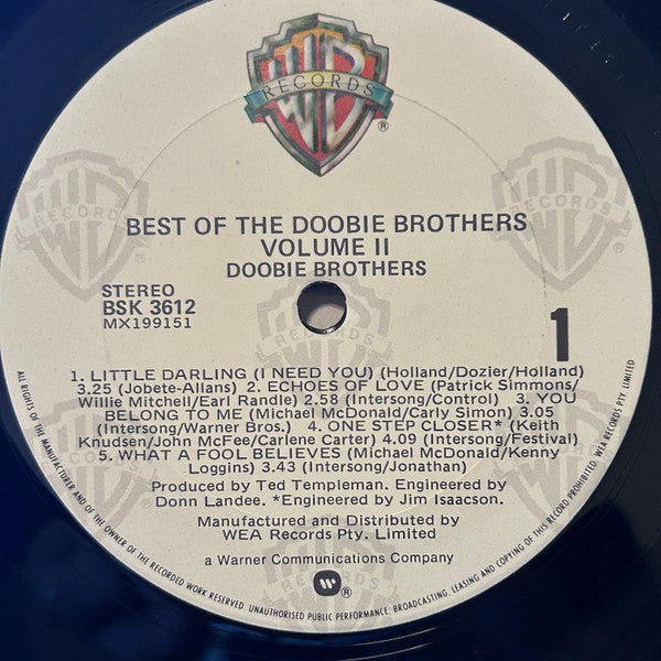 The Doobie Brothers : Best Of The Doobies - Volume II (LP, Comp)
