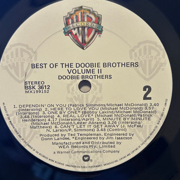 The Doobie Brothers : Best Of The Doobies - Volume II (LP, Comp)