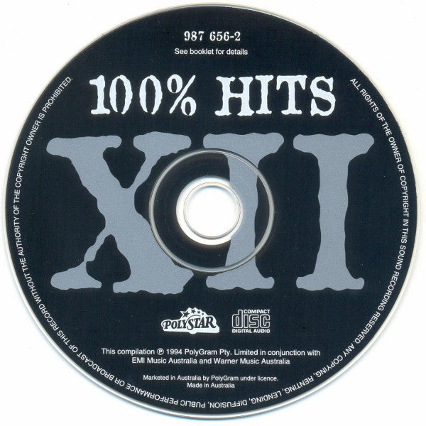 Various : 100% Hits XII (CD, Comp)