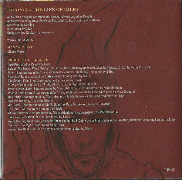 Drapht : The Life Of Riley (CD, Album)