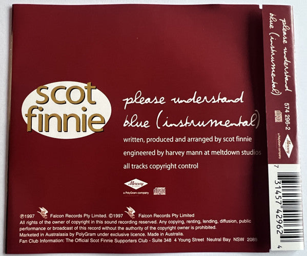 Scot Finnie : Please Understand (CD, Single)