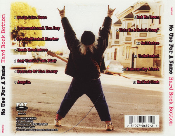 No Use For A Name : Hard Rock Bottom (CD, Album, Enh)