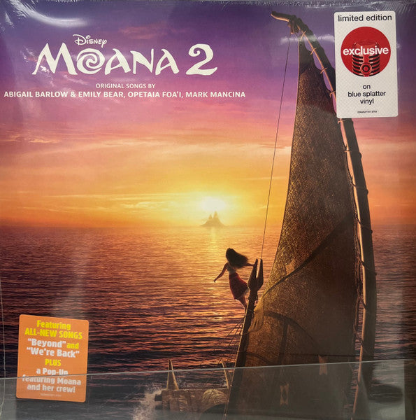 Abigail Barlow, Emily Bear, Opetaia Foa'i, Mark Mancina : Moana 2 (LP, Comp, Blu)