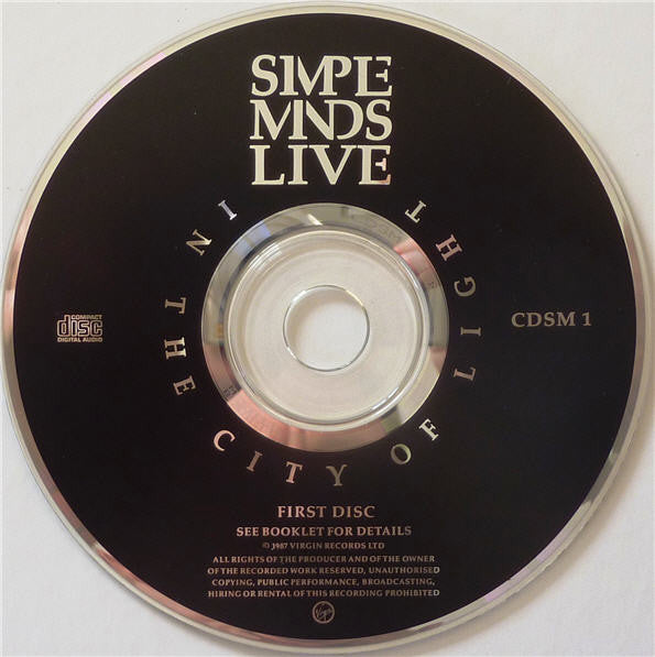 Simple Minds : Live In The City Of Light (2xCD, Album, Fat)