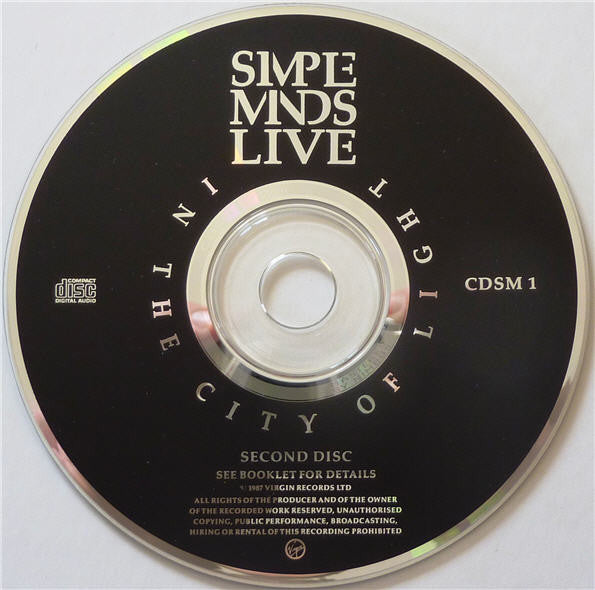 Simple Minds : Live In The City Of Light (2xCD, Album, Fat)