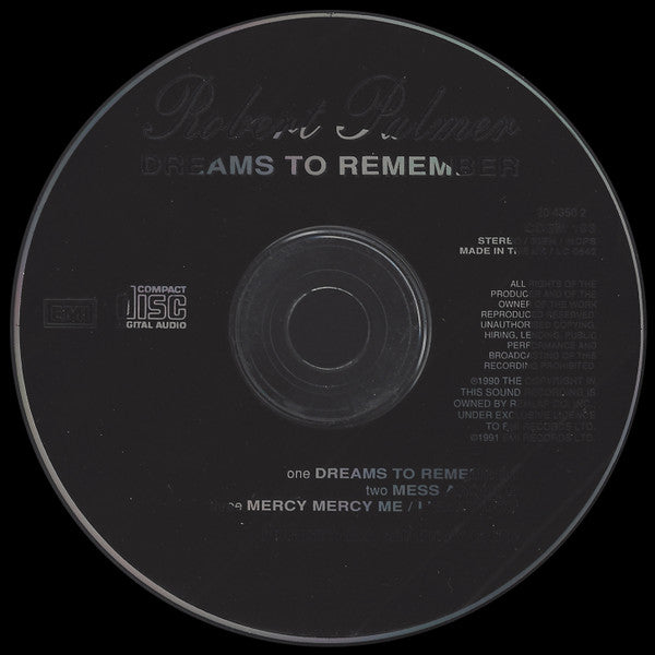 Robert Palmer : Dreams To Remember (CD, Single)