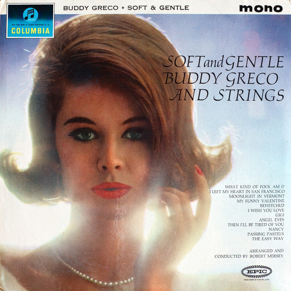 Buddy Greco : Soft And Gentle (LP, Album, Mono)