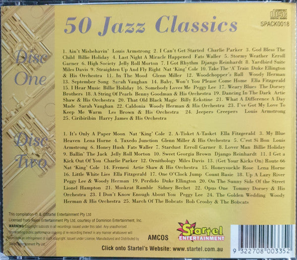 Various : 50 Jazz Classics (2xCD, Comp)