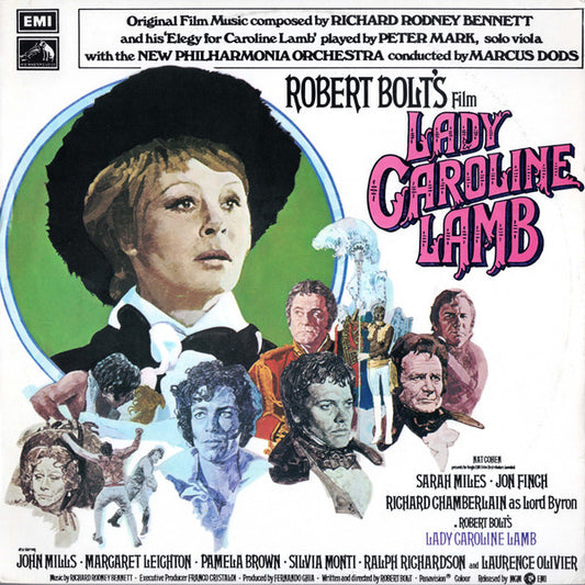 Richard Rodney Bennett / Marcus Dods Conducts New Philharmonia Orchestra : Lady Caroline Lamb (Original Soundtrack) / Elegy For Caroline Lamb (LP, Album)
