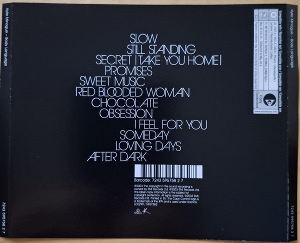Kylie* : Body Language (CD, Album, Copy Prot.)