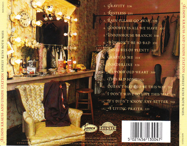Alison Krauss & Union Station : Lonely Runs Both Ways (CD)