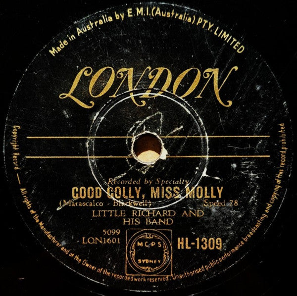 Little Richard : Good Golly, Miss Molly / Hey-Hey-Hey-Hey (Shellac, 10", Single, Mono)