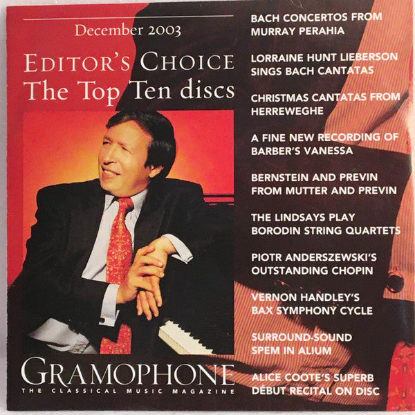 Various : Editor's Choice, The Top Ten Discs, December 2003 (CD, Comp)